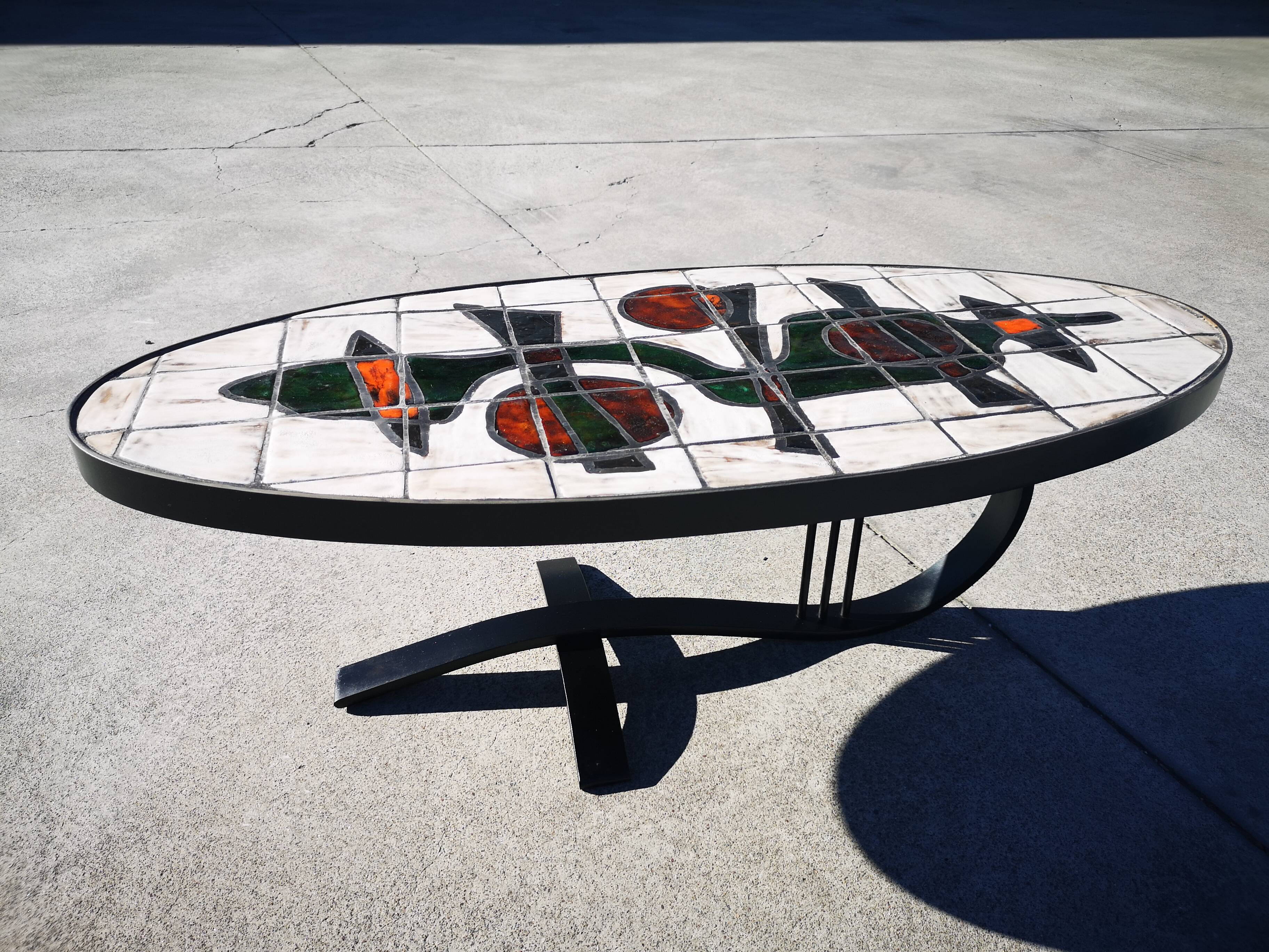 Ceramic coffee table