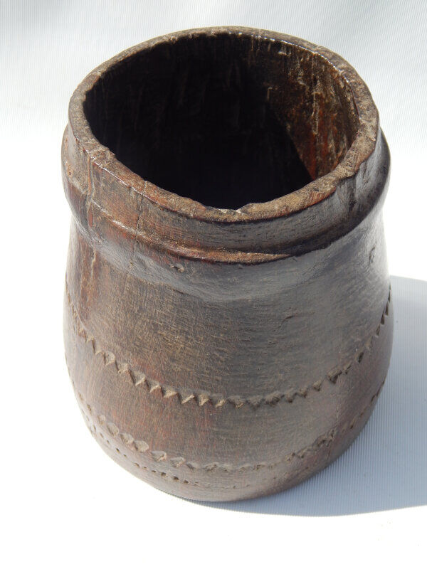 Pot measure Kerala old antique teak