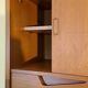 Teak wall secretary RIVAL, Vintage Scandinavian 1960s