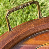 Art Deco walnut tea table