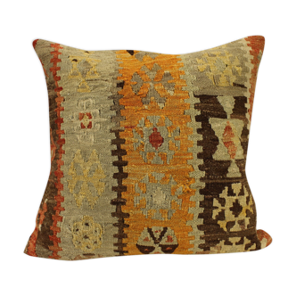 50x50 Cm Kilim Cushion,Vintage Cushion Cover