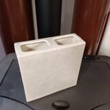 Vintage cracked ceramic vase