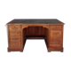 Bureau américain à caisson en chêne