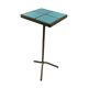 Table d'appoint en fer et carrelage moderne, France années 1960.