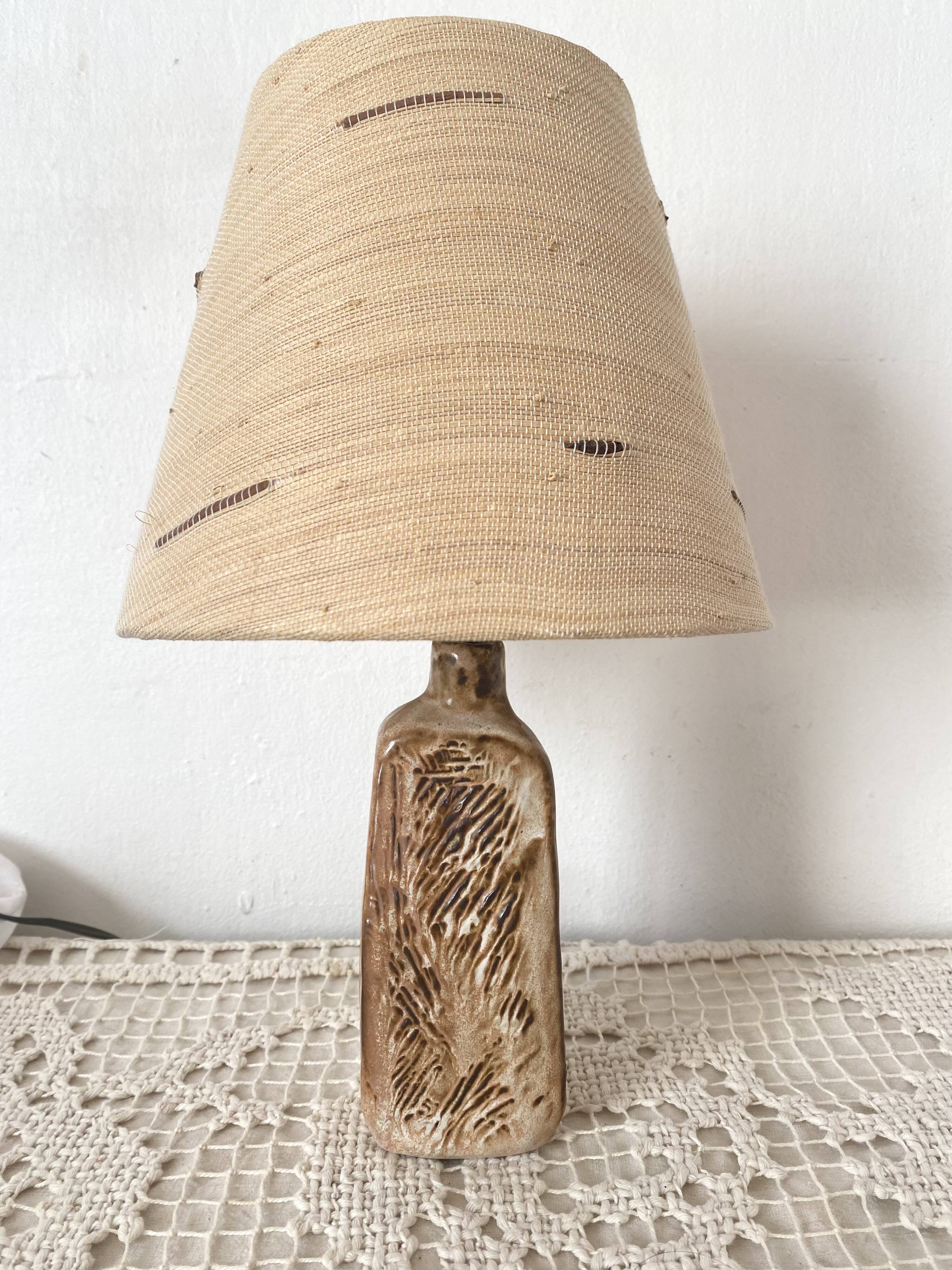 Vintage ceramic handcrafted floor lamp