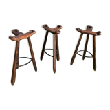 Lot massive bar stools