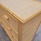 Commode rotin vintage