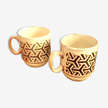 Paire mugs vintages England