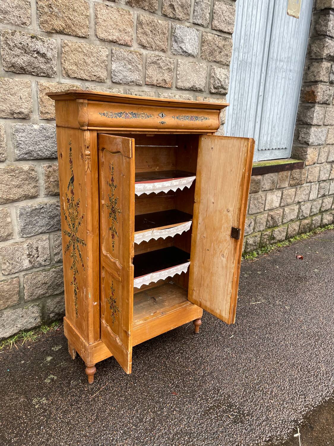 Dutch pine cabinet