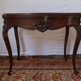 A XIX rosewood games table