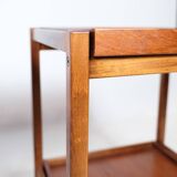 Roll Coffe Table Made In Walnut From 1960s