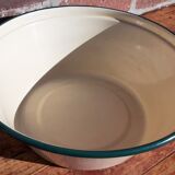 Enamelled sheet metal basin