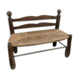 Mulched bench for children