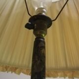 Napoleon III floor lamp in black lacquered wood