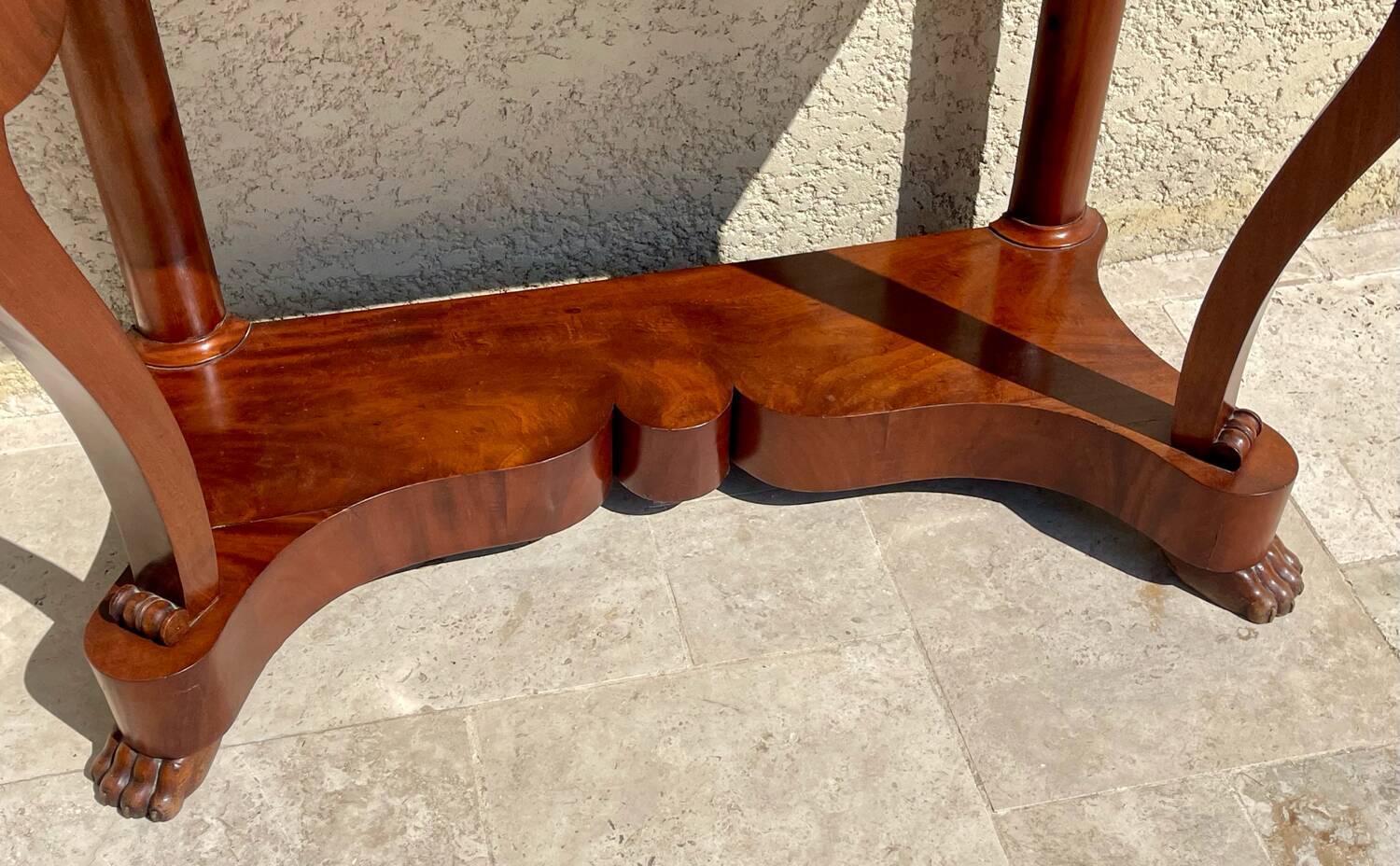 Console en Acajou d’époque Restauration