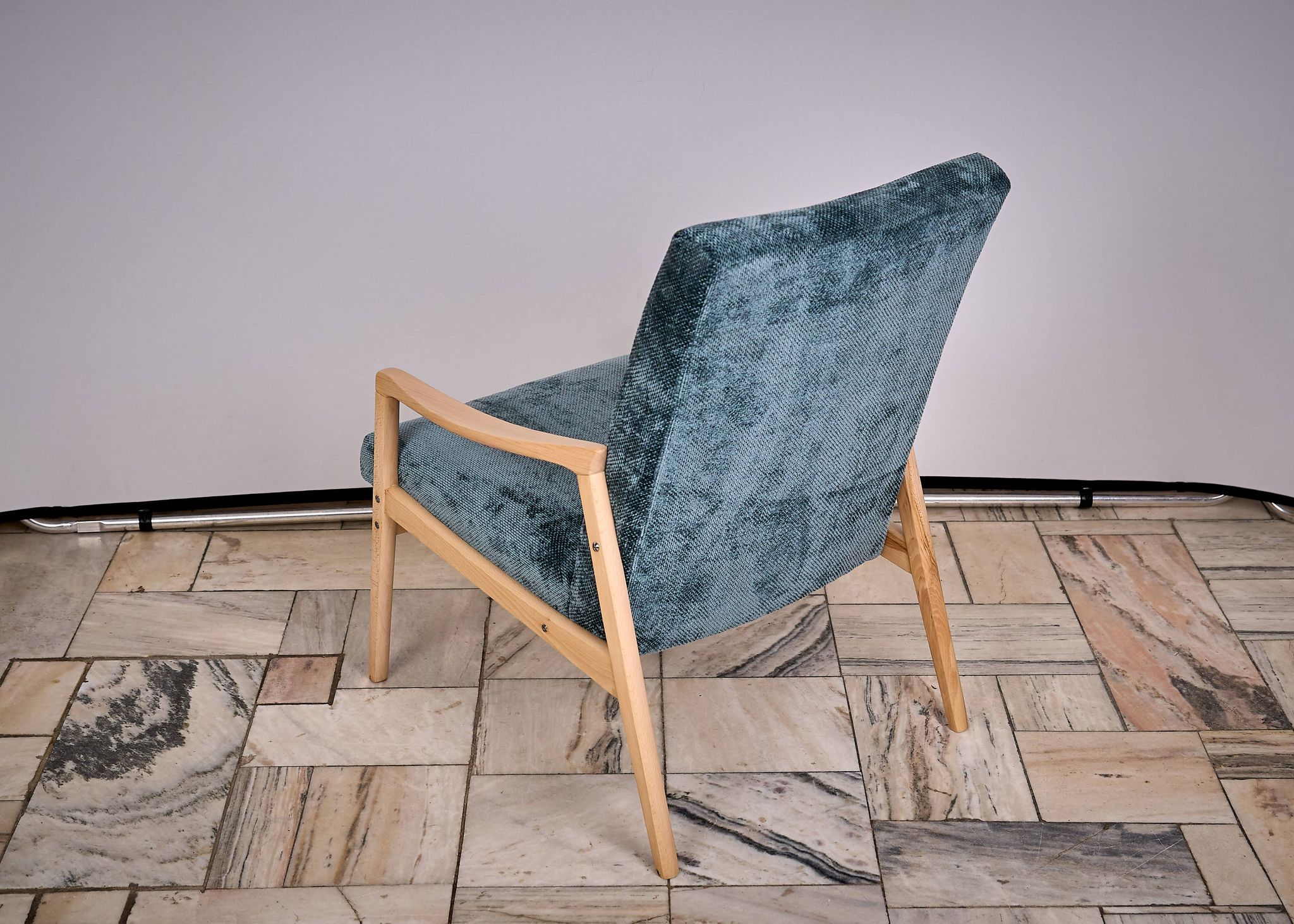 Set of 4 armchairs designed by J. Jiroutek, TON Czechoslovakia, 1960s