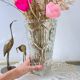 Vintage Art Deco style glass vase