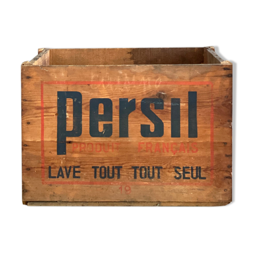 Caisse en bois ancienne Persil | Selency
