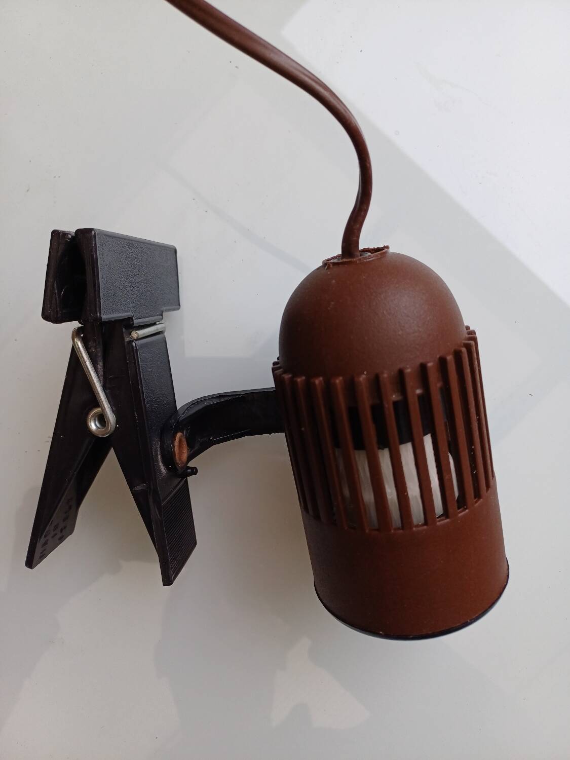 80's brown clip spotlight