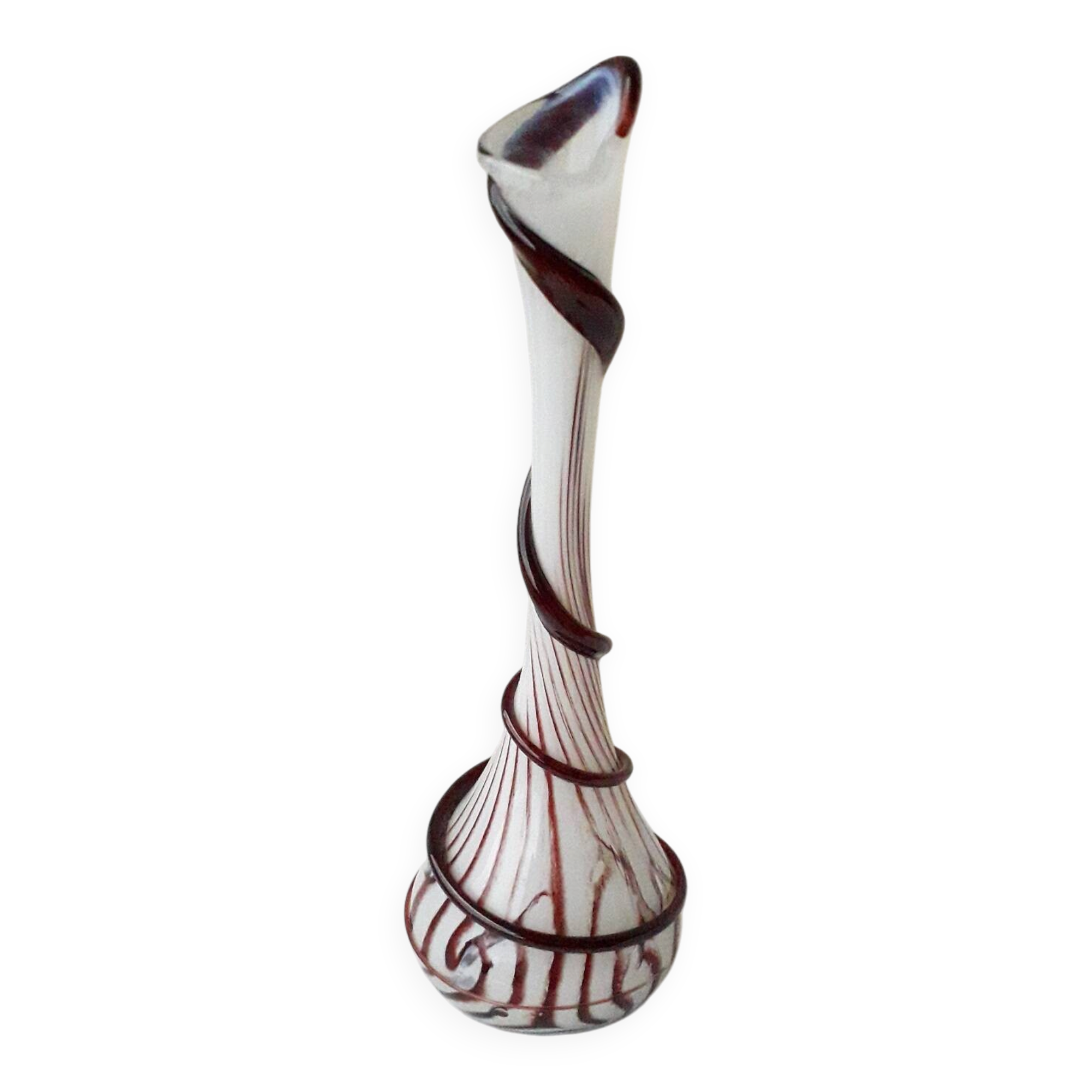 Vase soliflore en verre Diverchy