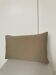 Coussin lin uni beige