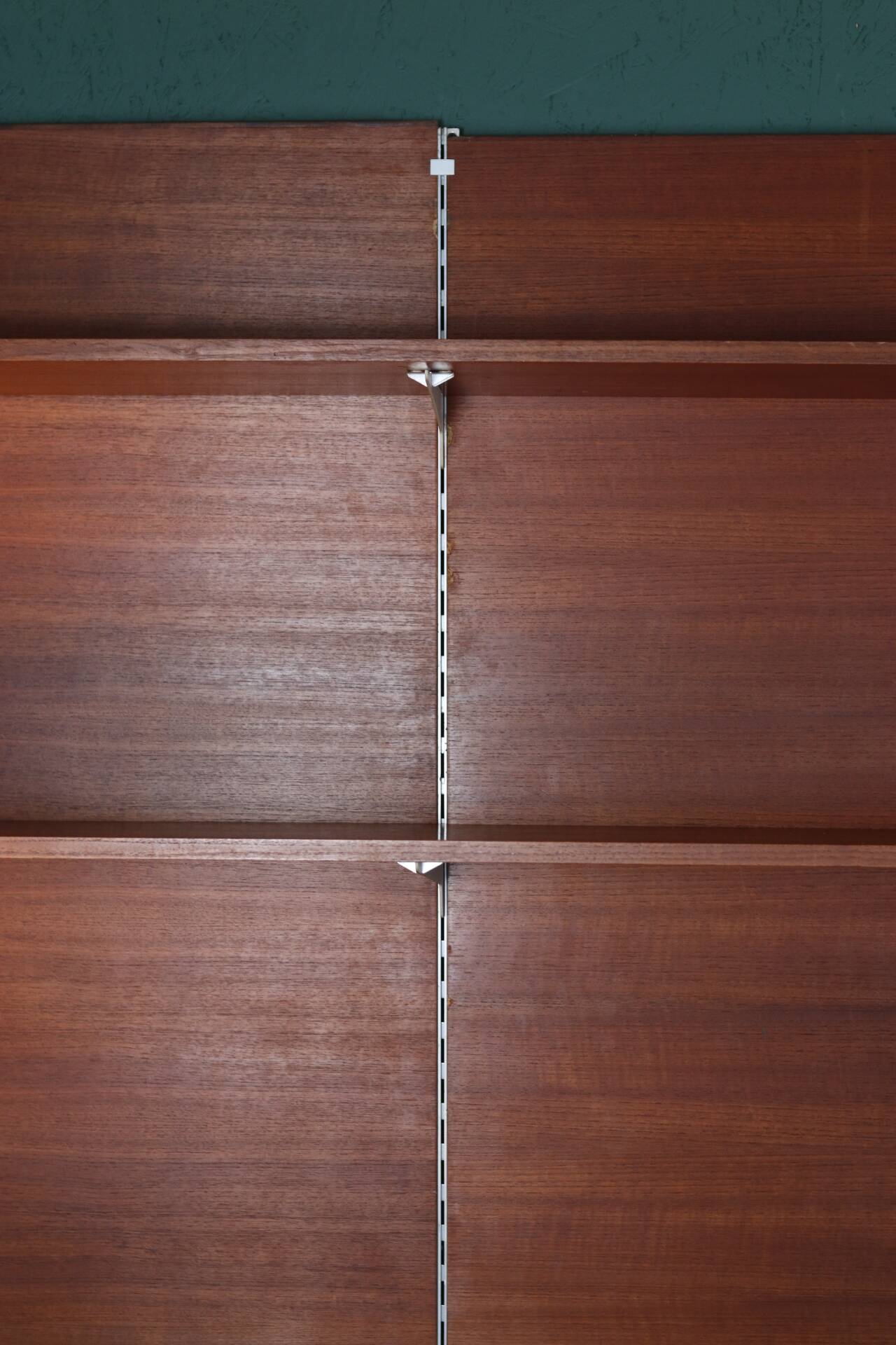 Vintage Scandinavian teak wall unit
