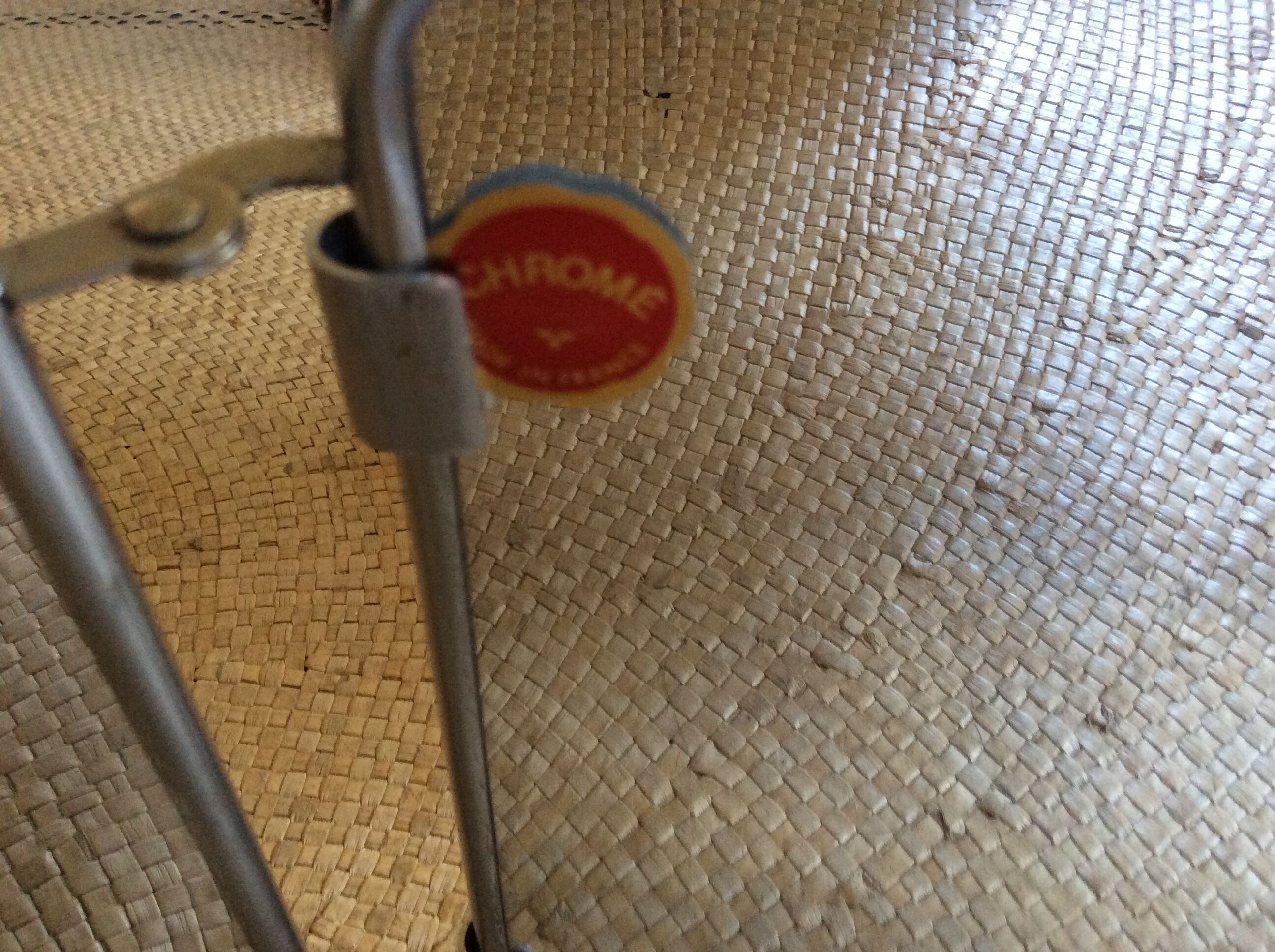 Barber's mirror on plinth 57x23cm