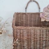 Rattan wall basket - rattan basket
