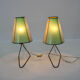 Ensemble de deux lampes de table du milieu du siècle, 1960