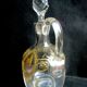 Carafe ewer colorless enamelled fine gold, Empire style: Eagle and louis XVI knot