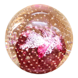 Pink paperweight, Caithness sulphide