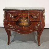 French-style bombé commode in the Louis XV style