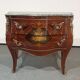 Bombé chest of drawers in the French Louis XV style.