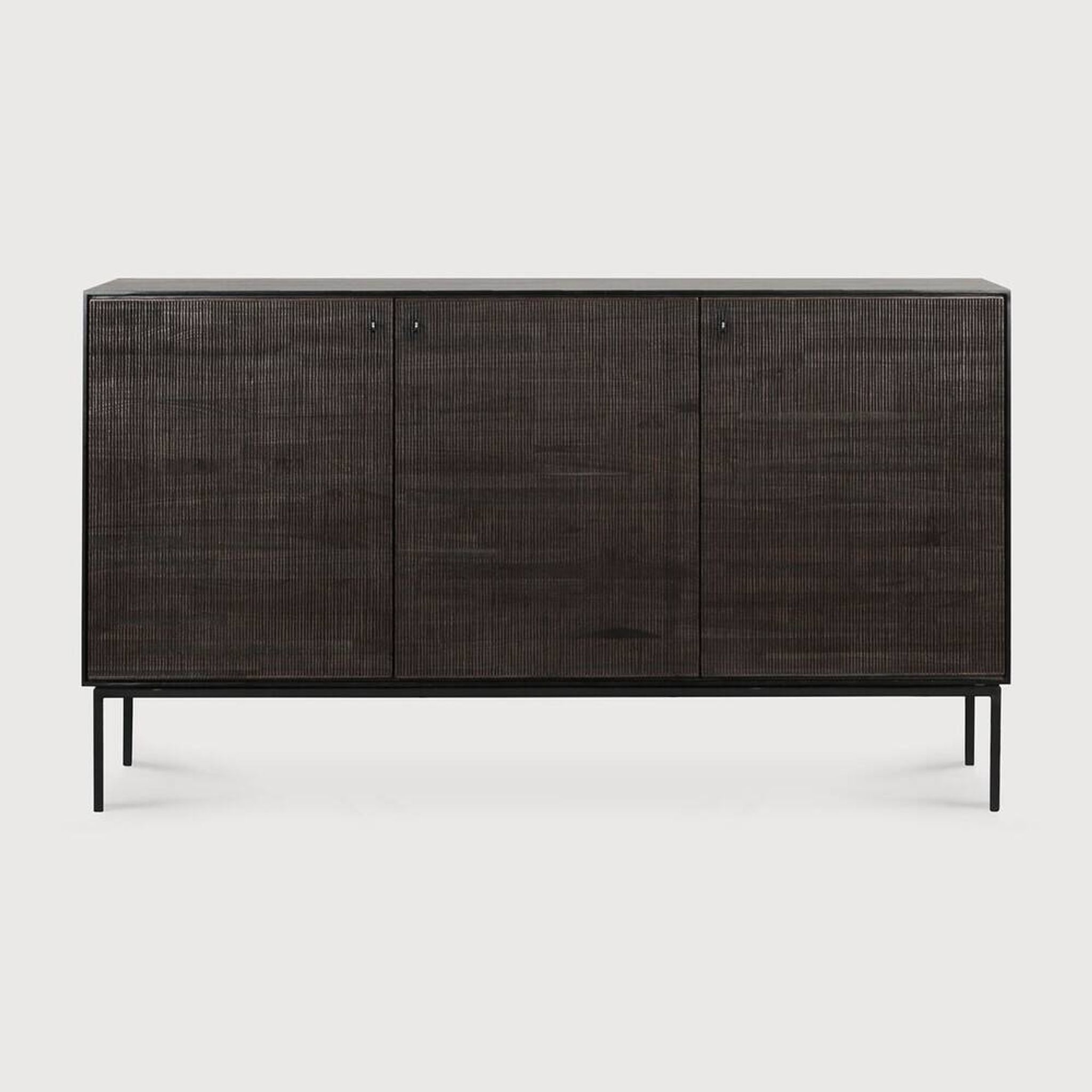Buffet Ethnicraft solid wood grooves