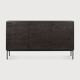 Buffet ethnicraft grooves solid wood