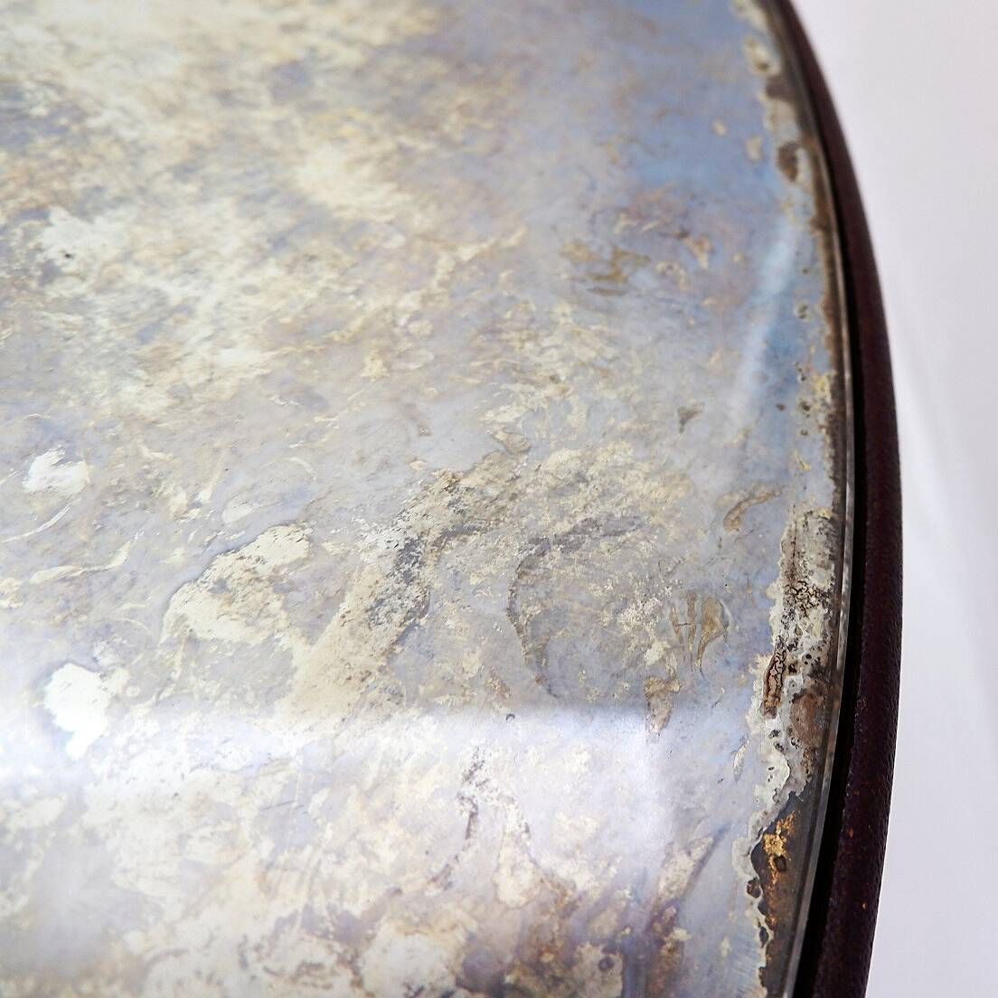 Gilded iron coffee table by René Drouet - 1940s