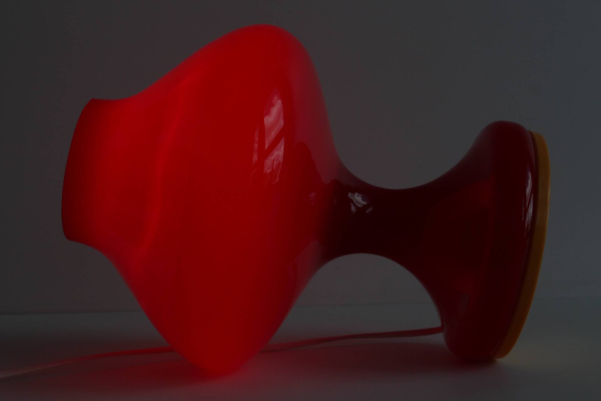 Lampe de table en verre du milieu du siècle, conçue par Stepan Tabera, années 1960