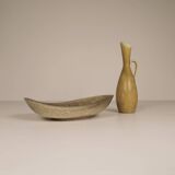 Bowl and vase Midcentury Modern Rörstrand Carl Harry Stålhane, Sweden, 1950s