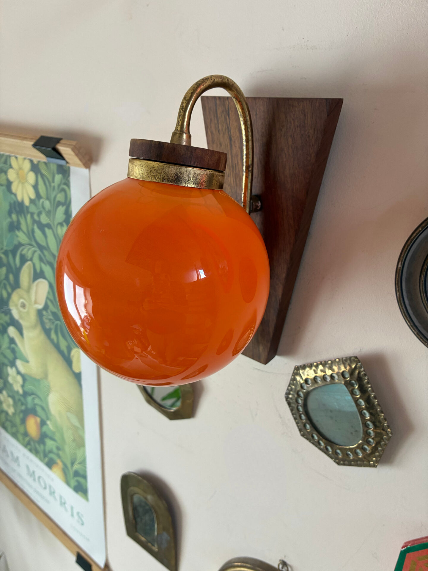 Vintage Scandinavian Wall Light