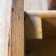 Commode vintage bois et rotin