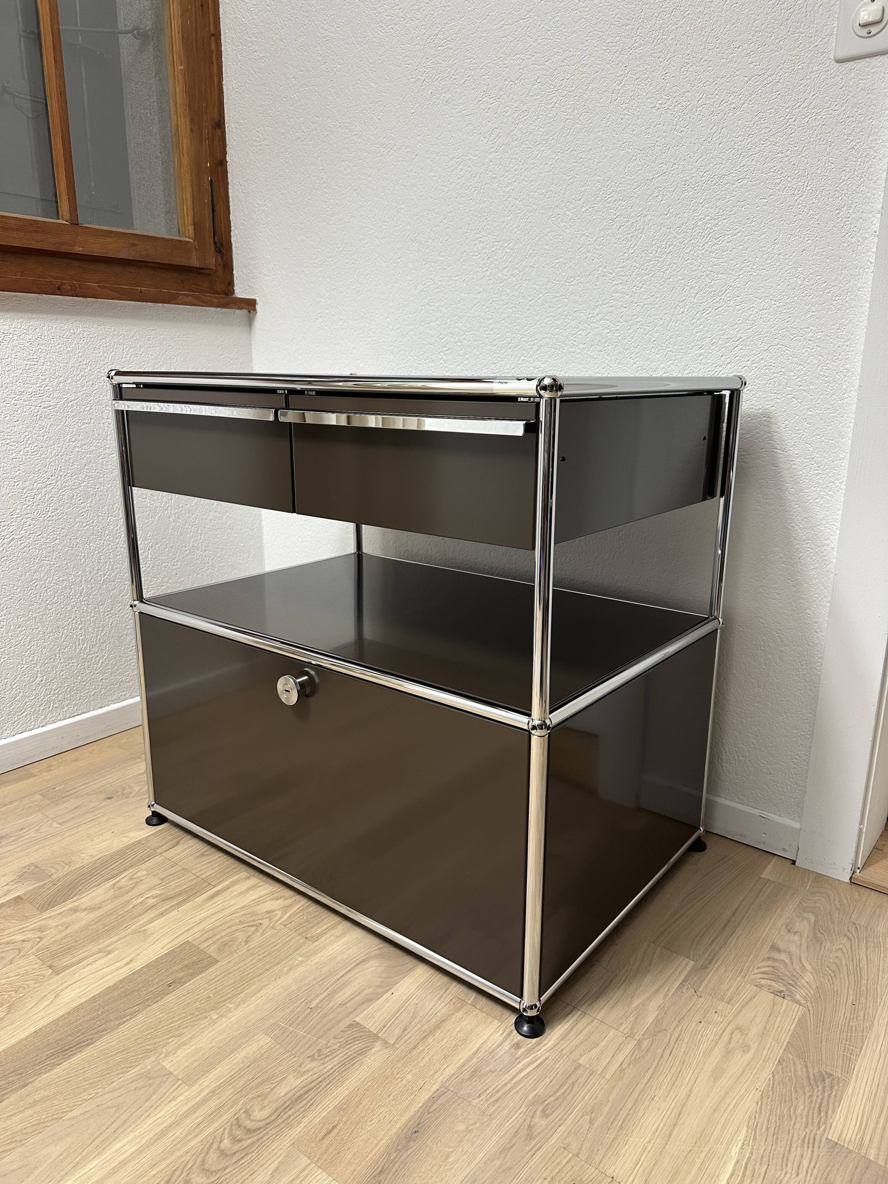Commode USM Haller en Marron