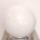 White opaline globe ceiling lamp – 50s/60s