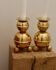 Pair of Mid-Century Swedish Brass Candle Holders by ALB Lindstrom Eskiltuna