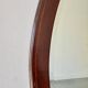 Antique Oval Mahogany Wall Mirror