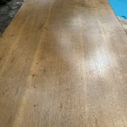 Table à manger en chêne massif du début du 19e siècle