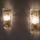 Pair of crystal wall lamps by Carl Fagerlund for Orrefors
