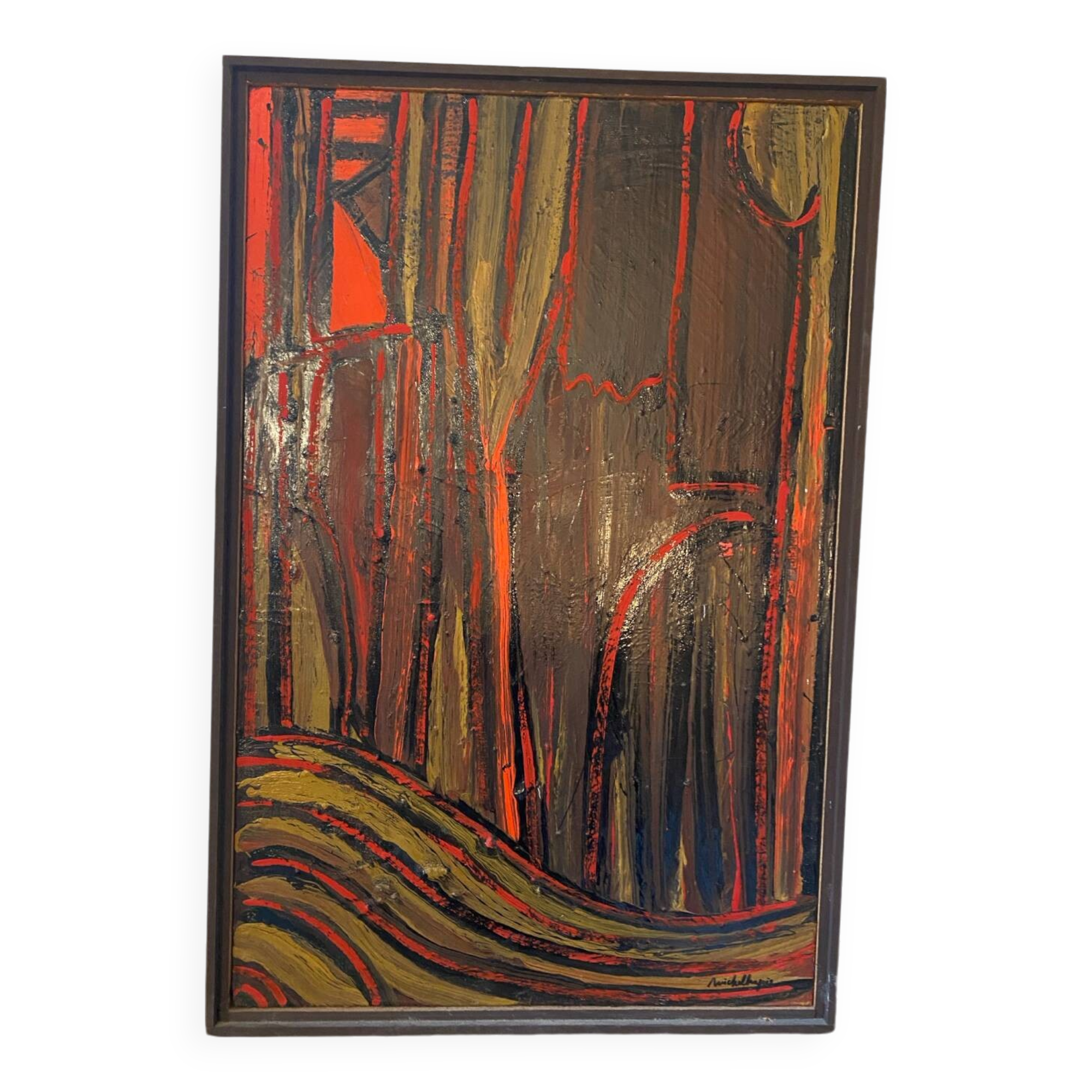 Natural landscape signed in 1991