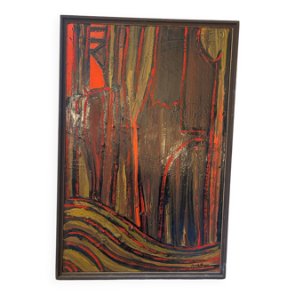 Natural landscape signed in 1991