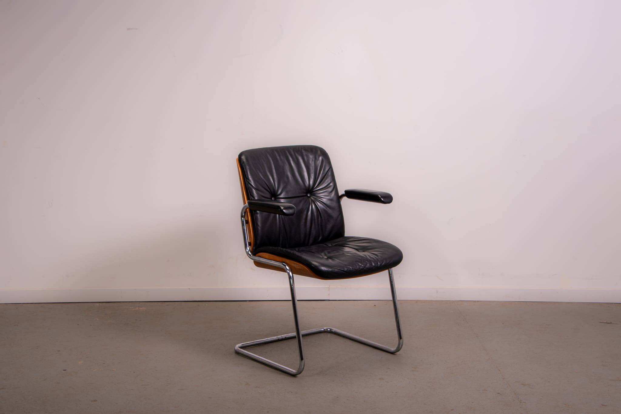 Chaise de réunion de bureau Karl Dittert pour Giroflex, vers 1986