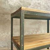 Industrial shelving unit coffeemachine table